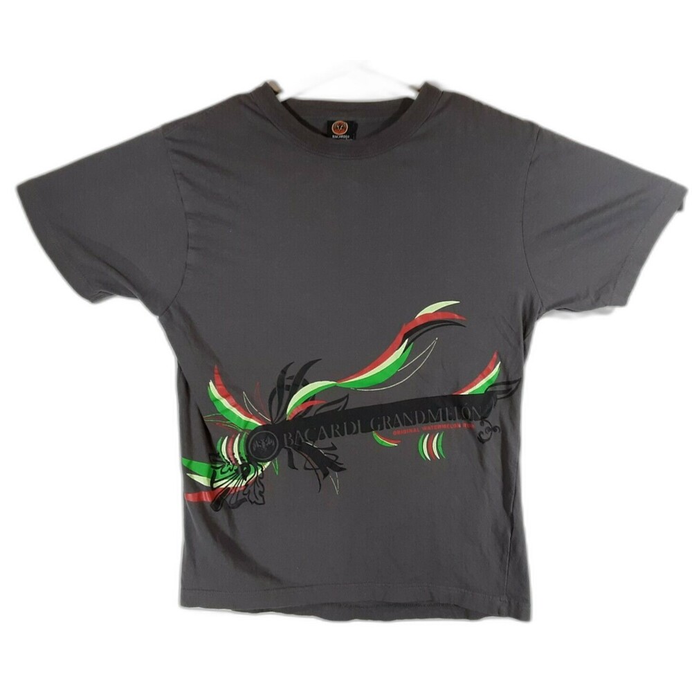 Bacardi Grand Melon Watermelon Rum/ Galloway Bar Collector T-Shirt Men's Size L